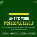 Pickleball player on outdoor court — Main Court skill level assessment